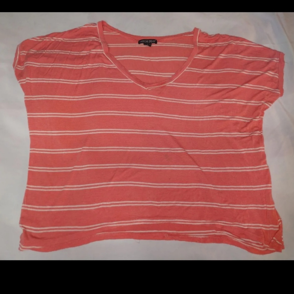 American Dream Pink And White Top